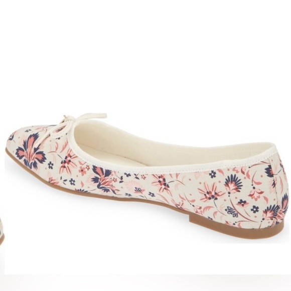 Ted Baker‎ Bayna Natural Floral bow detail slip on Ballet Flats size 9.5 new - Picture 1 of 8